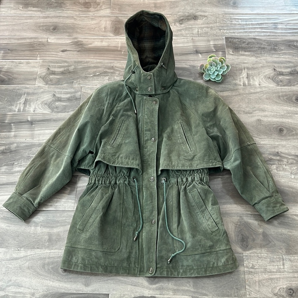 VINTAGE Easywear 90s Leather jacket - zipper issue